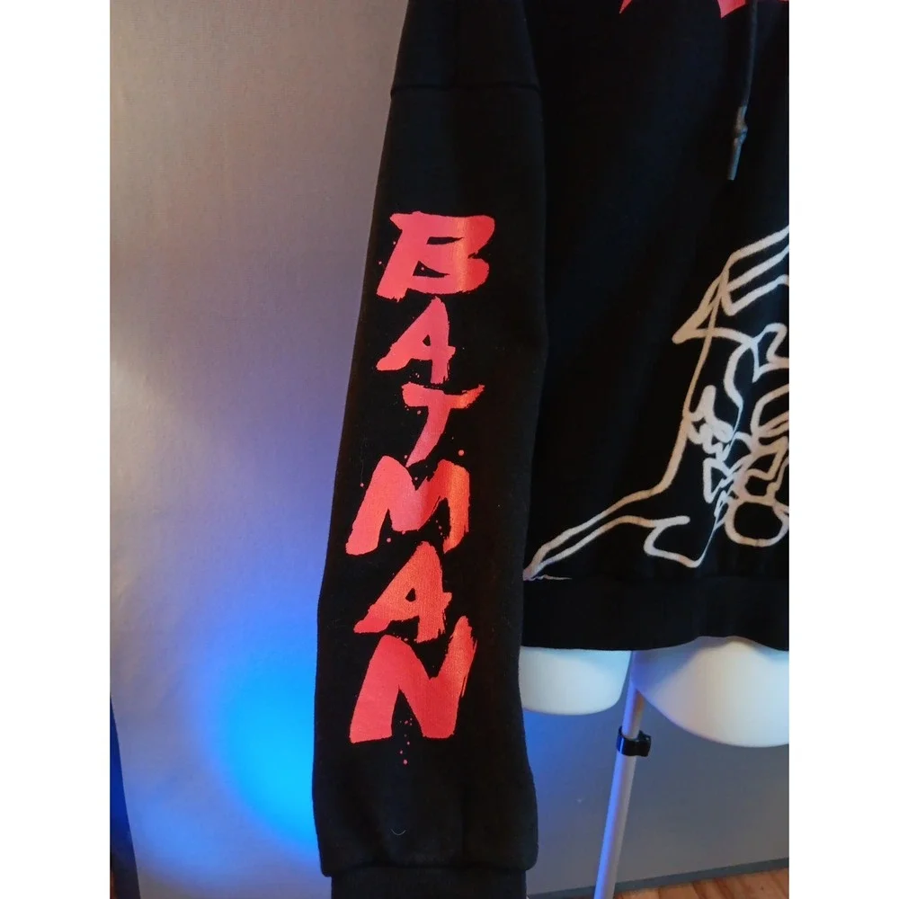 RARE Eleven Paris X Batman Medium Cotton Hoodie Abstract Art Size M - Picture 3 of 7